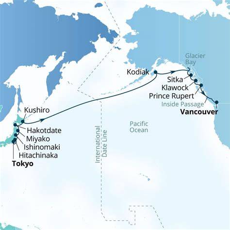 Map Of Alaska And Japan