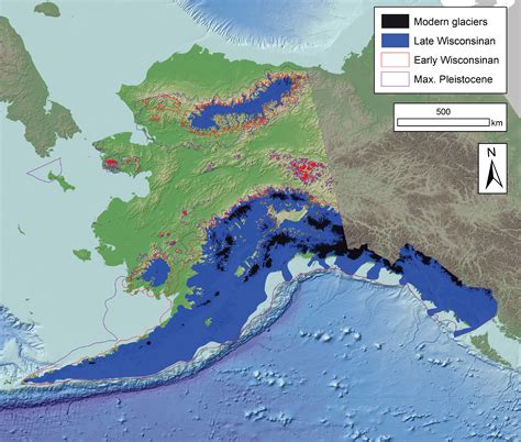 Map Of Alaska Glaciers