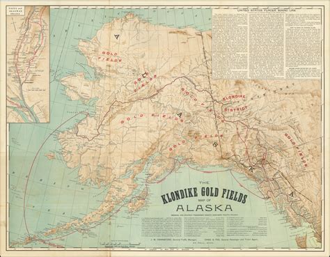 Map Of Alaska Gold Rush