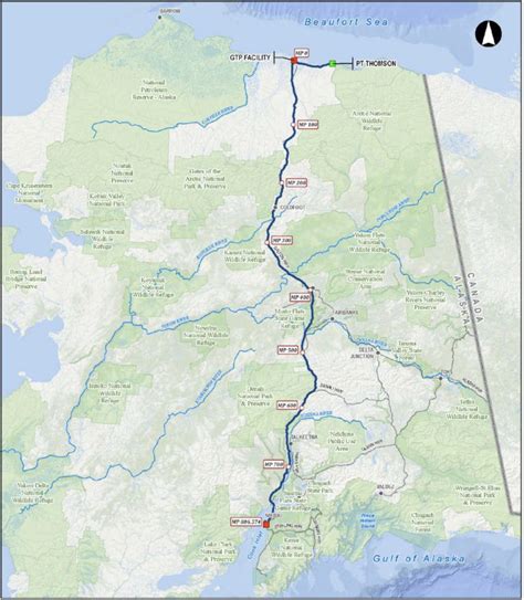 Map Of Alaska Lng Pipeline