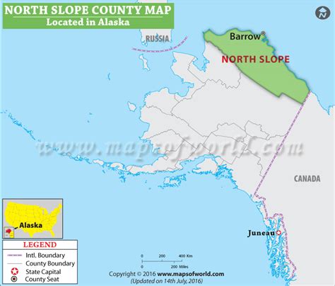 Map Of Alaska North Slope