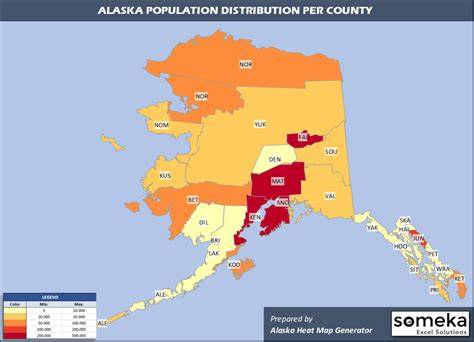 Map Of Alaska Population Density