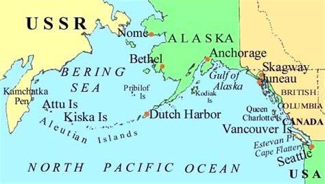 Map Of Alaska Showing Dutch Harbor
