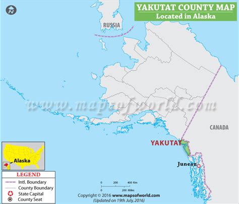 Map Of Alaska Yakutat