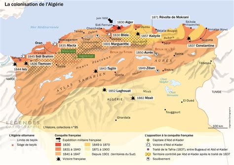 Map Of Algeria During Colonization