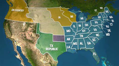 Map Of America 200 Years Ago