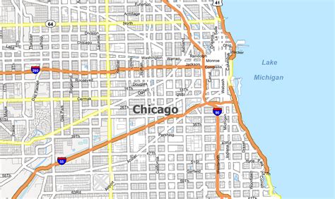 Map Of America Chicago