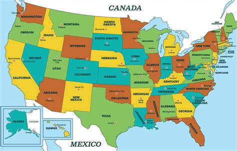 Map Of America Country