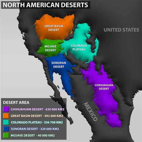 Map Of America Deserts