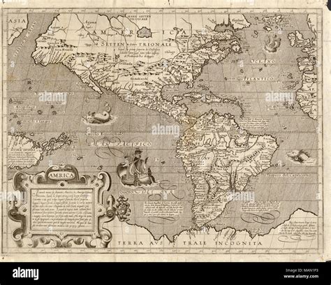 Map Of America From 1600