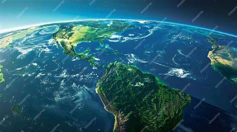 Map Of America From Space
