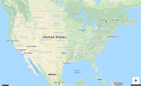 Map Of America Google Maps