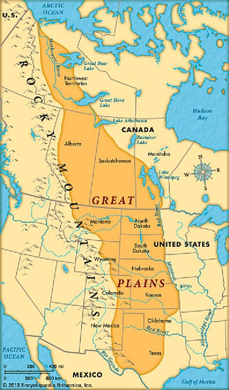 Map Of America Great Plains