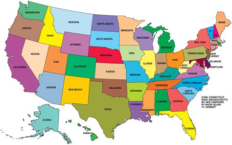 Map Of America Hd