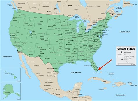 Map Of America Miami