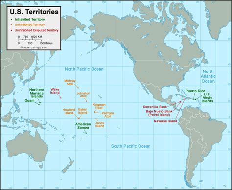 Map Of America Territories