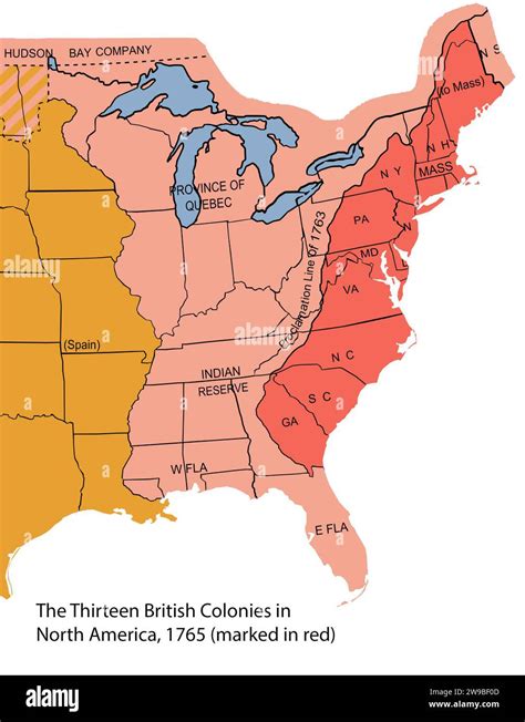 Map Of America Under British Rule