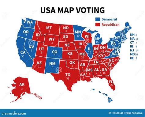 Map Of America Votes