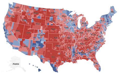 Map Of America Voting Results