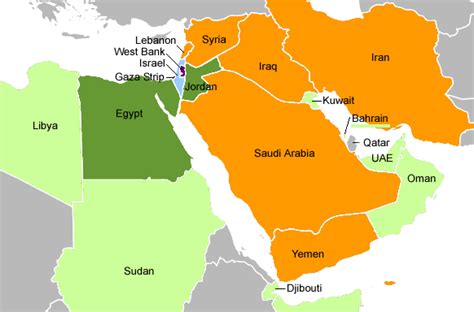 Map Of Arab Israeli Conflict