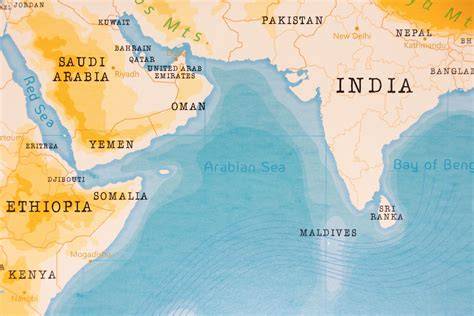 Map Of Arab Sea