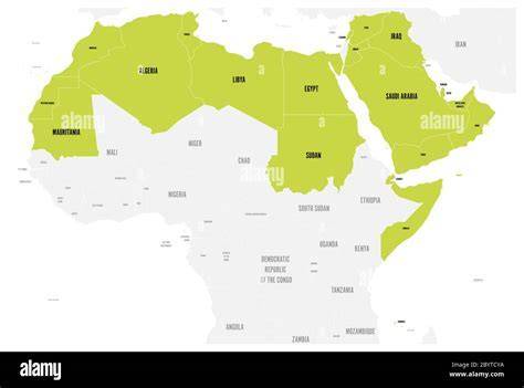 Map Of Arab Speakers