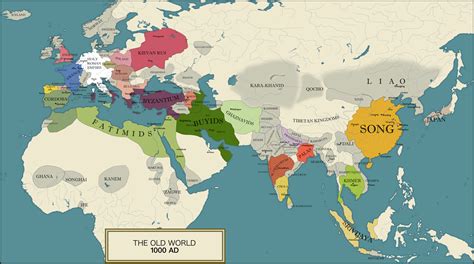 Map Of Asia 1000 Years Ago