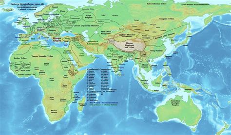 Map Of Asia 2000 Years Ago