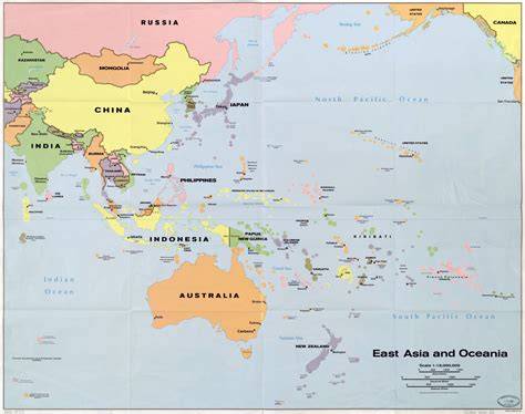 Map Of Asia And Australia