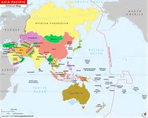 Map Of Asia And Pacific