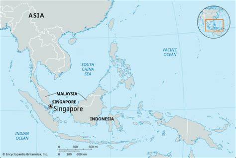 Map Of Asia Countries Singapore