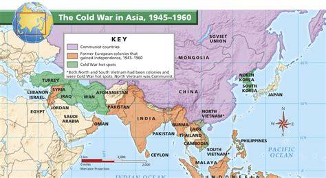 Map Of Asia During Cold War