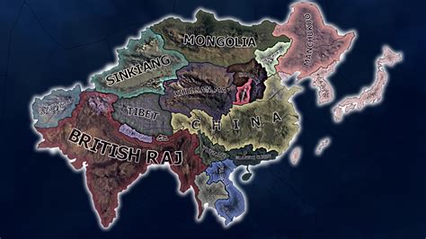 Map Of Asia Hoi4