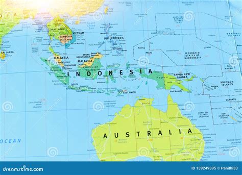 Map Of Asia Indonesia