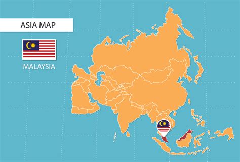 Map Of Asia Malaysia