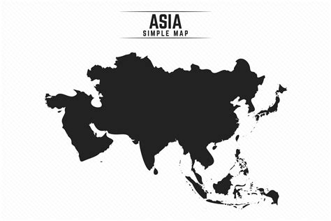 Map Of Asia Vector