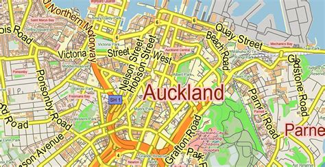 Map Of Auckland City