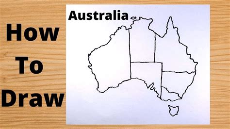 Map Of Australia Easy To Draw