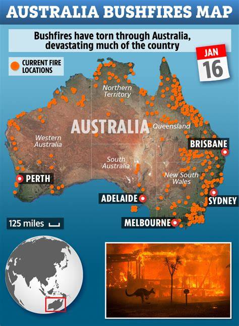 Map Of Australia Fire