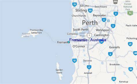 Map Of Australia Fremantle