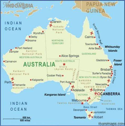 Map Of Australia Google