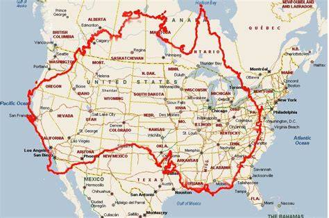 Map Of Australia Over Us