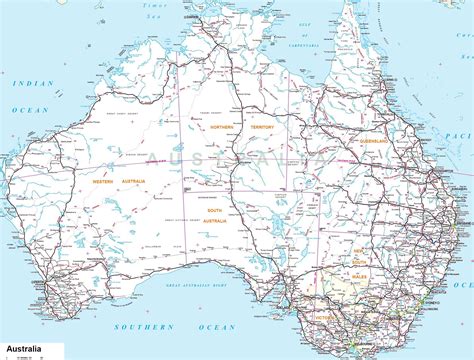 Map Of Australia Pdf