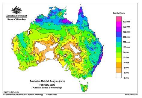 Map Of Australia Rainfall