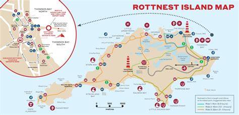 Map Of Australia Rottnest Island