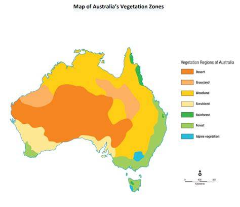 Map Of Australia Vegetation