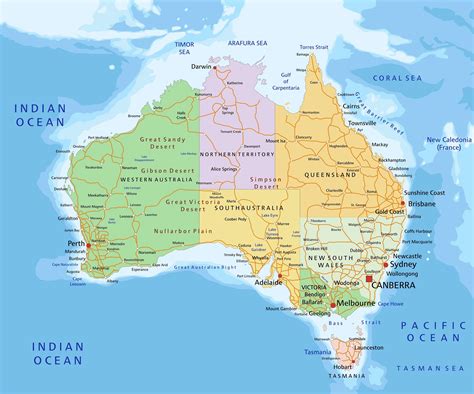 Map Of Australia Youtube