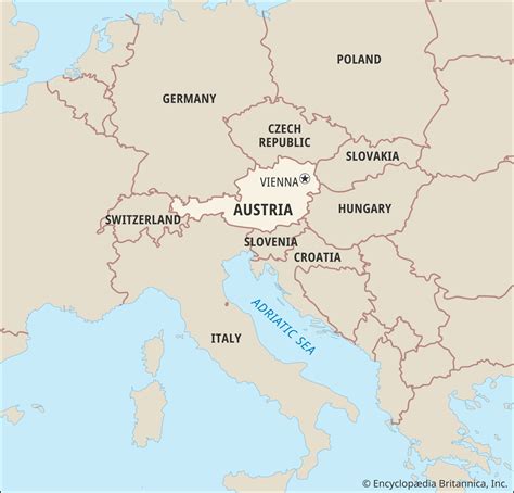 Map Of Austria And Ukraine