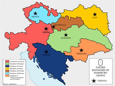 Map Of Austria Hungary After Ww1
