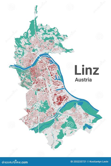 Map Of Austria Showing Linz